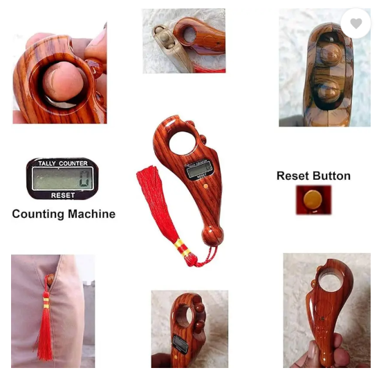 DivyaMantra™ – Pure Tulsi Jaap Counter