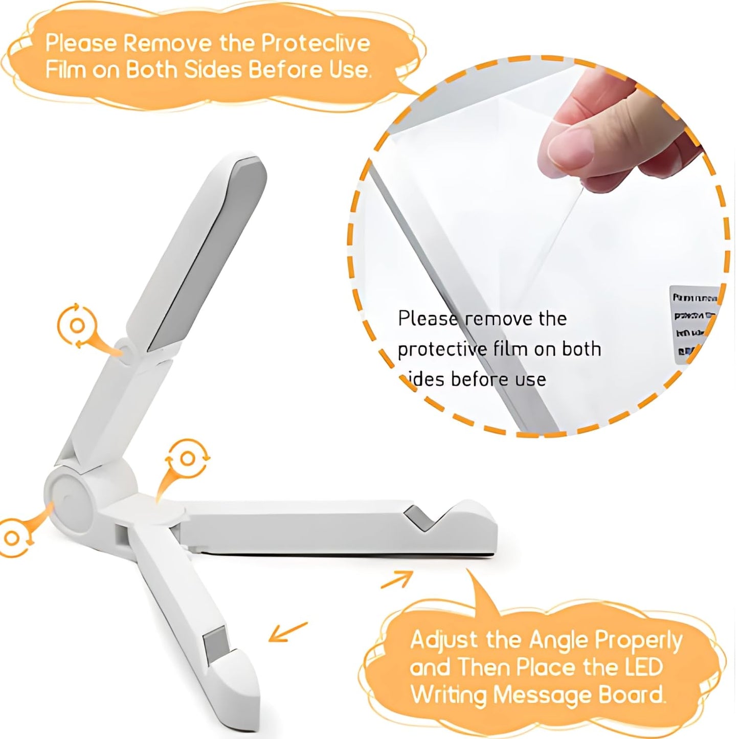 3D LED Light Glass Acrylic Writing pad