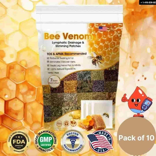 🔥 MS Bee Venom Detox Patches – Slim, Detox & Glow Overnight! 🔥👣