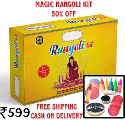 4-in-1 Magical Rangoli kit 🎀(Diwali Special)