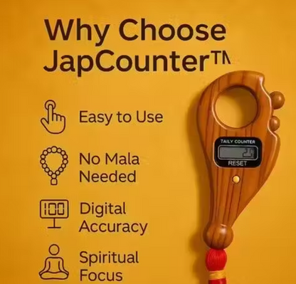 DivyaMantra™ – Pure Tulsi Jaap Counter